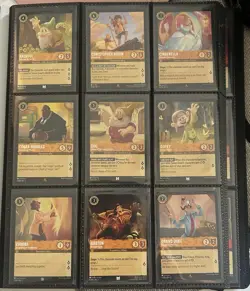 Disney Lorcana Rise of the Floodborn Complete Full Non-Foil Set - 204/204 NM - Image 1