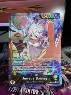 2026 One Piece Adventure on Kami's Island Alternate Art #EB04-001 Jewelry Bonney - Image 1