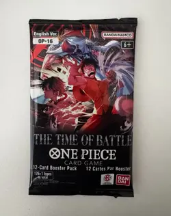 One Piece Card Game OP-16 - The Time of Battle Booster Pack - Sealed IN HAND - Image 1