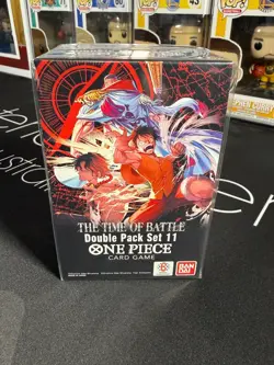 ONE PIECE CARD GAME OP-16 THE TIME OF BATTLE DOUBLE PACK SET 11 DP-11 SEE PHOTOS - Image 1