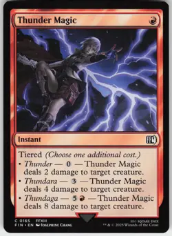 Thunder Magic 165 MTG Normal FINAL FANTASY - Image 1