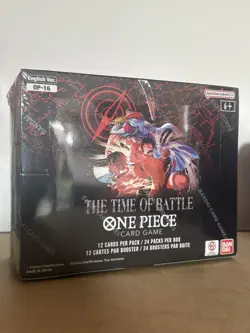 One Piece Card Game: Booster Box - The Time Of Battle (OP-16) IN HAND - Image 1