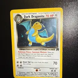 Pokemon TCG Dark Dragonite Holo Rare Card 5/82 Team Rocket Series - Image 2