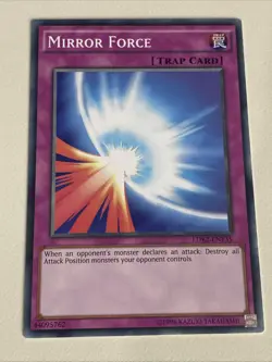 Yugioh - Mirror Force x 3 - NM - Plus Free Holo Card - Image 3