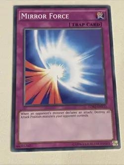 Yugioh - Mirror Force x 3 - NM - Plus Free Holo Card - Image 4