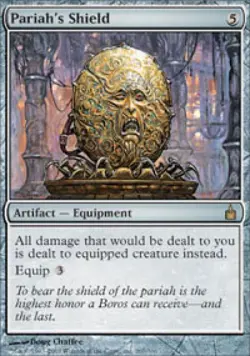 Pariah's Shield - Damaged / Poor MTG Ravnica - Image 1