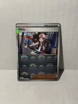Pokemon Card Hilda Poke Ball Reverse Holo 084/086 White Flare, English Edition - Image 1