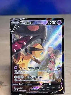 Silver Tempest Trainer Gallery Mawile V TG17/TG30 Holo Rare V Pokemon NM/M - Image 1