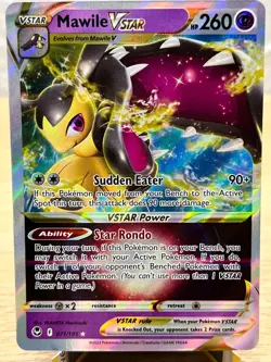 Silver Tempest Mawile VSTAR 071/195 Holo Rare VSTAR Pokemon NM/M - Image 1