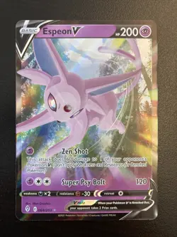Espeon V 064/203 Evolving Skies NM Pack Fresh Pokemon Holo Ultra Rare - Image 1