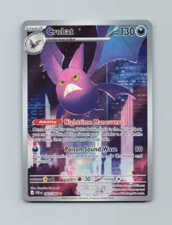 Crobat 093/086 Holo Illustration Rare Chaos Rising Pokemon Holo Near Mint - Image 1