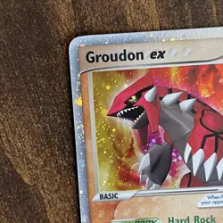 2006 POKEMON EX CRYSTAL GUARDIANS 93 GROUDON HOLO LP/NM - Image 5