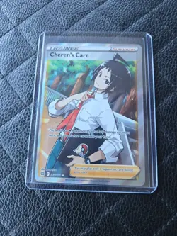 Cheren’s Care 168/172 Full Art Brilliant Stars Pokemon TCG Near Mint - Image 1