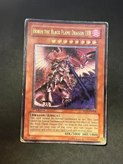 Yugioh Horus the Black Flame Dragon SOD-EN008 1st Edition Ultimate Rare - Image 2