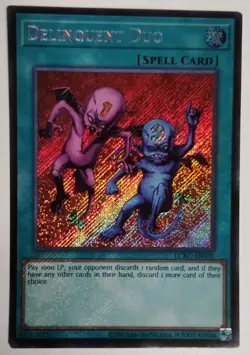 Yu-Gi-Oh Delinquent Duo LCKC-EN101 Secret Rare - Image 1