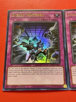 3x Evenly Matched | RA01-EN074 | NM | Ultra Rare | 1st Edition | YuGiOh! - Image 3