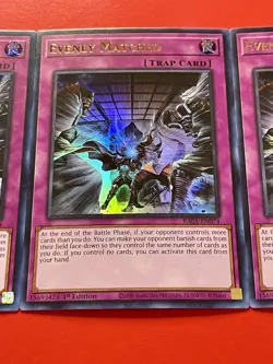 3x Evenly Matched | RA01-EN074 | NM | Ultra Rare | 1st Edition | YuGiOh! - Image 5
