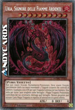 URIA, SIGNORE DELLE FIAMME ARDENTI • Rara Starlight • MZMU IT000 • 1Ed • Yugioh! - Image 1