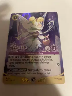 Disney Lorcana TCG Tinker Bell - Snowflake Collector 34/204 Rare Foil 3/3 - Image 1