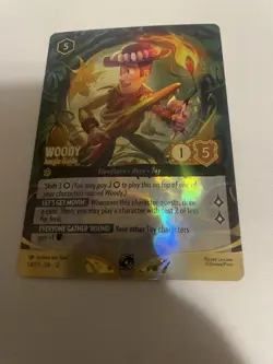 Disney Lorcana TCG Woody - Jungle Guide 54/P3 Foil English Toy Story - Image 1