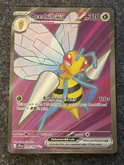 PRERELEASE Pokemon Chaos Rising Beedrill EX 098/086 NM - Image 1