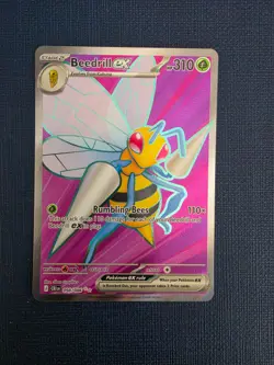 Pokemon TCG - Chaos Rising - Beedrill EX -098/086 - Pack Fresh Full Art - Image 1