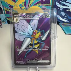 Pokemon TCG Beedrill Ex Chaos Rising 098/086 Full Art NM - Image 1
