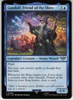Gandalf, Friend of the Shire 50 MTG Normal Universes Beyond: The Lord of the Rin - Image 1