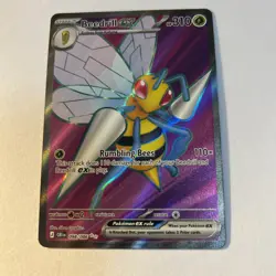 PRERELEASE Pokemon Chaos Rising Beedrill EX 098/086 NM - Image 1
