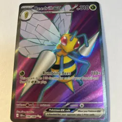 PRERELEASE Pokemon Chaos Rising Beedrill EX 098/086 NM - Image 2