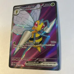 PRERELEASE Pokemon Chaos Rising Beedrill EX 098/086 NM - Image 3