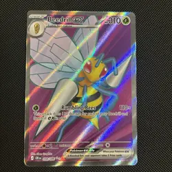 Pokemon TCG - Beedrill EX - 098/086 - Chaos Rising Full Art - Image 1