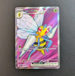 Pokemon TCG Beedrill Ex Chaos Rising 098/086 Full Art - Image 1