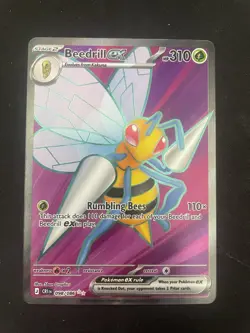 Beedrill EX Full Art 098/086 Chaos Rising Pokemon Card - Image 1
