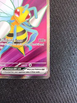Pokemon TCG Beedrill EX 098/086 Chaos Rising Full Art Pokemon Card - Near Mint - Image 4
