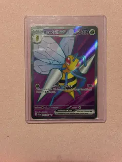Pokemon TCG Beedrill ex 098/086 Ultra Rare Full Art Chaos Rising ME04 NM - Image 1