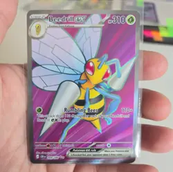 Beedrill EX 098/086 Pokemon TCG Chaos Rising Ultra Rare English - Image 3
