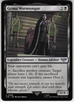 Grima Wormtongue 88 MTG Normal Universes Beyond: The Lord of the Rings: Tales of - Image 1