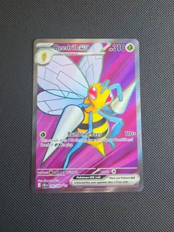Pokemon TCG Beedrill EX 098/086 Full Art Chaos Rising - Image 1