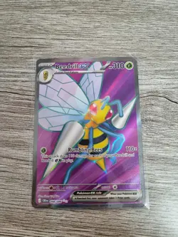 Pokemon TCG Beedrill Ex 098/086 Uktra Rare Holo Chaos Rising - Image 1