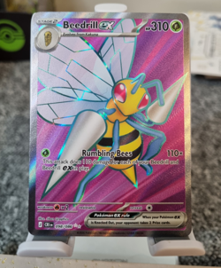 The Pokemon Company Chaos Rising Beedrill ex 098/086 Full Art Holo UR EN - Image 1