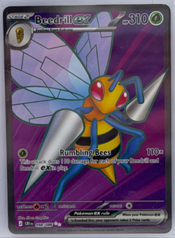 Pokemon TCG Beedrill ex 098/086 – Chaos Rising – Double Rare – NM - Image 1