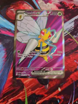 Pokemon TCG Mega Evolutions Chaos Rising- Beedrill EX 098/086 ENG NM - Image 3