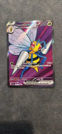 Pokemon TGC - Beedrill Ex - Full Art - Chaos Rising - 098/086 - Pack Fresh - NM - Image 1