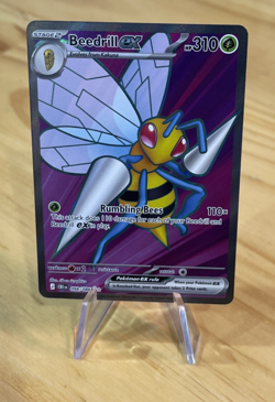Pokemon Beedrill ex Ultra Rare 098/086 CRI ME04: Chaos Rising NM - Image 1