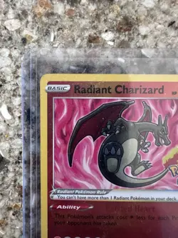 Radiant Charizard 011/078 Pokemon GO Radiant Rare Holo Pokemon TCG English - Image 2
