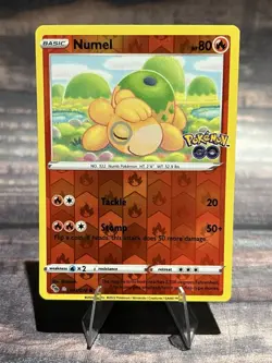 Numel 013/078 (Peelable Ditto) Reverse Holo Pokemon Go Set Pokemon Card - Image 1