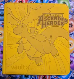 Ascended Heroes Binder - 624 Pockets - Yellow Vault X ExoTec 12 Pocket XL - Image 1