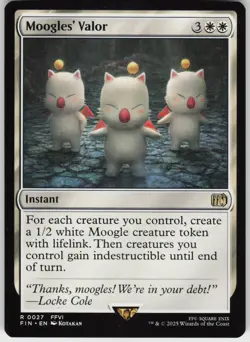 Moogles' Valor 27 MTG Normal FINAL FANTASY - Image 1