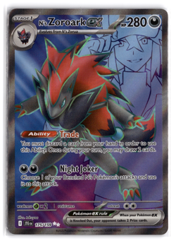 N's Zoroark ex 175/159 Pokemon TCG Journey Together Ultra Rare NM - Image 1